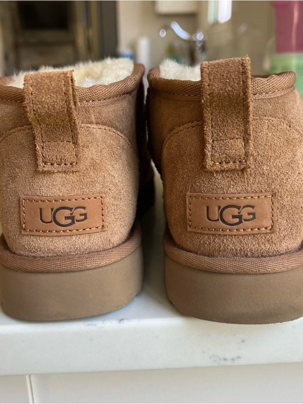 UGG Ultra Mini Boots in Chestnut